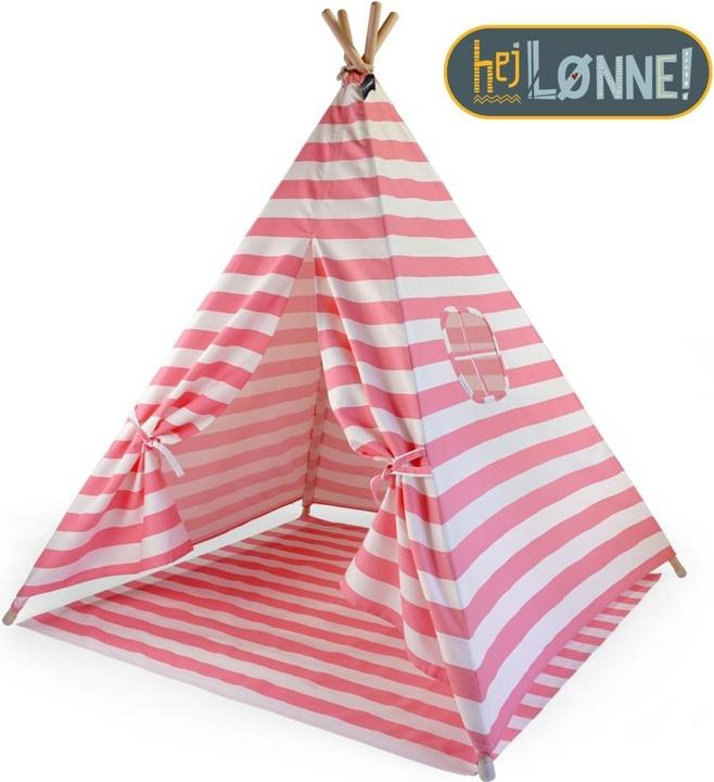 Actual product image pos Hej Lønne tipi tent for children (pink, g