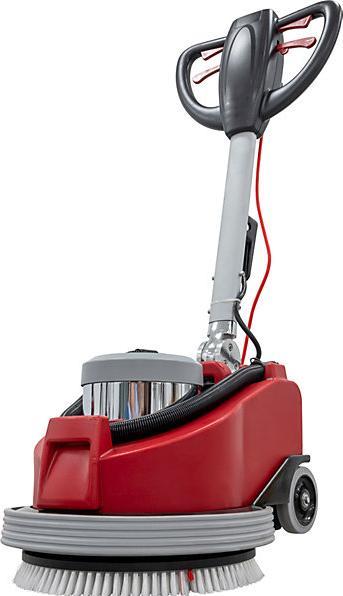 Actual product image Sprintus ZEUS single disc machine, working width 17", supplied complete with brush set.