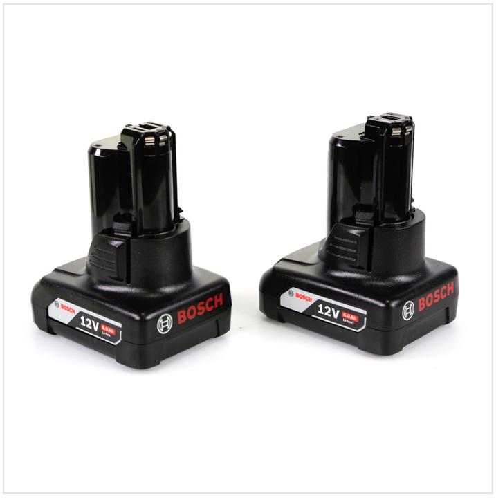 2x Bosch GBA 12V 6.0 Ah battery (1600A00X7M)