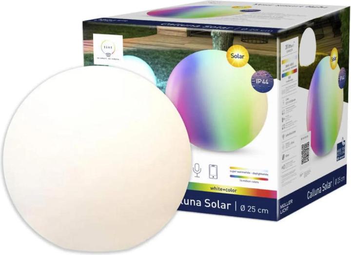 Produktbild Müller Licht tint Calluna Solar 25 cm, white+color (20 lm, IP44)