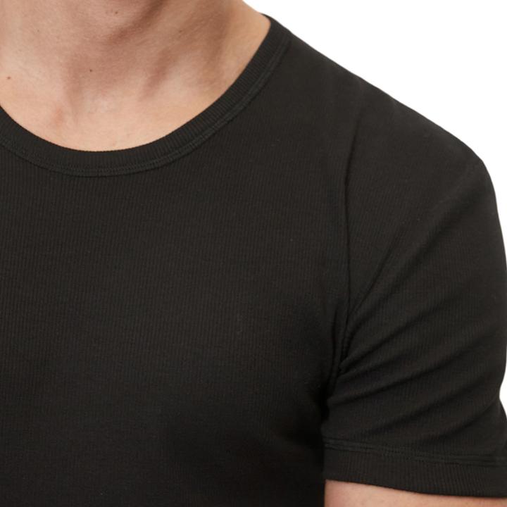 Produktbild Marc O'Polo 2er Pack Iconic Rib Organic Cotton Unterhemd / Shirt Langarm (XXL)