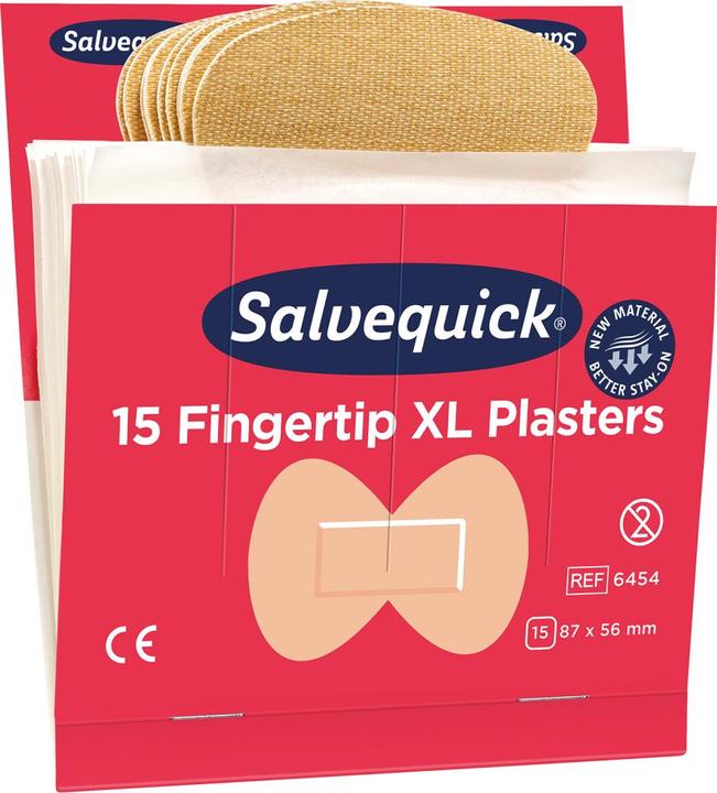 Söhngen Refill für SALVEQUICK, 6 VE Fingerspitzenpflaster, je 15 Stk, VE à 6 Stk (6 x)