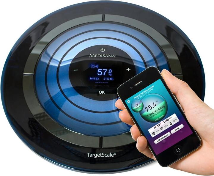 Image du produit Medisana TargetScale 2 Balance d'analyse corporelle avec fonction cible (180 kg)