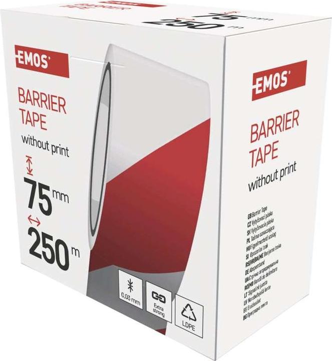 Actual product image Emos Barrier tape (75 mm)