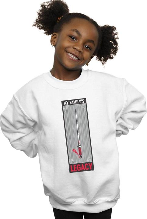 Actual product image Disney Girls Mulan Movie Legacy Sword Sweatshirt (140, 146)