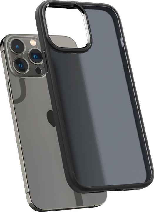 Actual product image Spigen ULTRA HYBRID IPHONE 13 PRO MAX MATTE FROST Black (Apple iPhone 13 Pro Max)