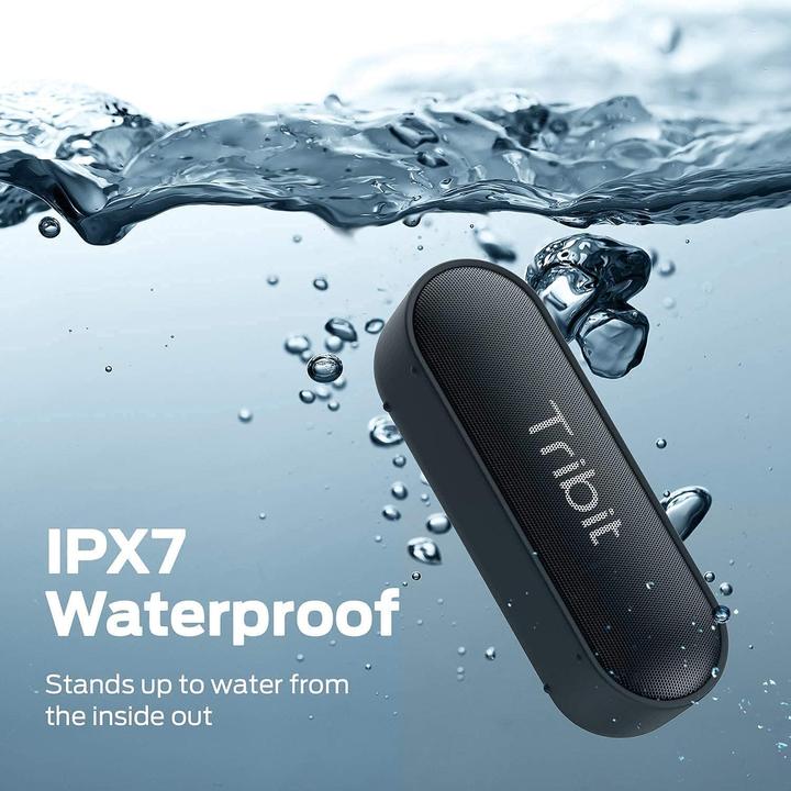 Immagine prodotto Tribit XSound Go impermeabile, 24 ore di funzionamento, nero (24 h, Batteria)