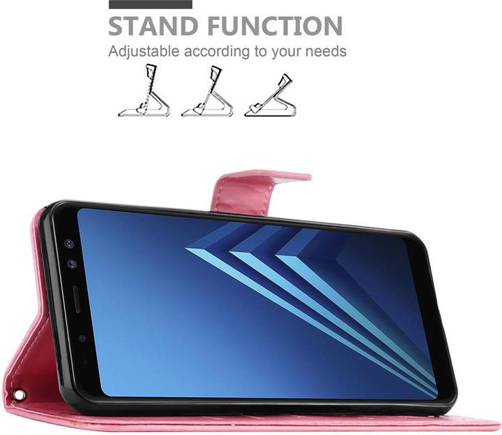 Immagine prodotto Cadorabo Copertina del libro a fiori (Samsung Galaxy A8 (2018))
