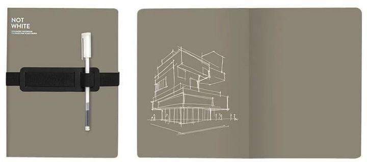 Produktbild Nuuna Not White (22 x 16.5 cm, Blanko, Weicher Einband)