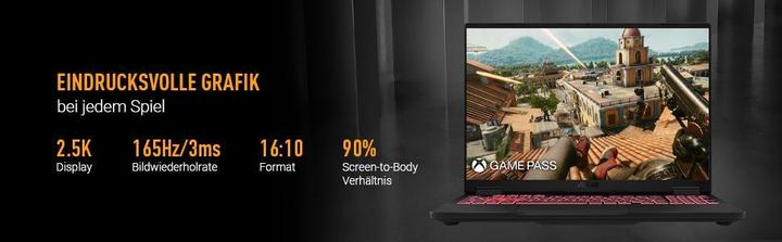 Actual product image ASUS TUF Gaming A16 RTX 4060 (16", AMD Ryzen AI 9 HX 370, 32 GB, 1000 GB, DE)