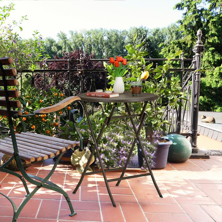 Actual product image Relaxdays garden table (60 cm)