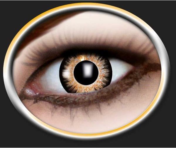 Actual product image Zoelibat Contact lenses 3-tone yellow (Light brown)