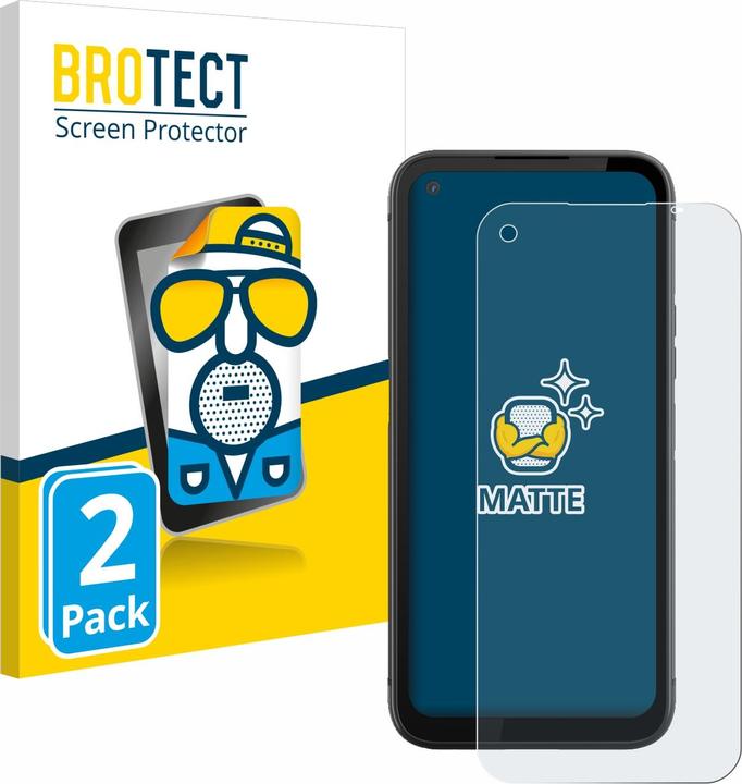 Actual product image BROTECT Anti-glare screen protector matt (2 Piece, Gigaset GX6)