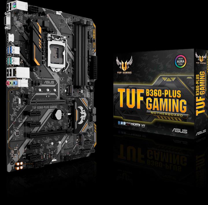 Produktbild ASUS Tuf B360-Plus Gaming (LGA 1151, Intel B360, ATX)
