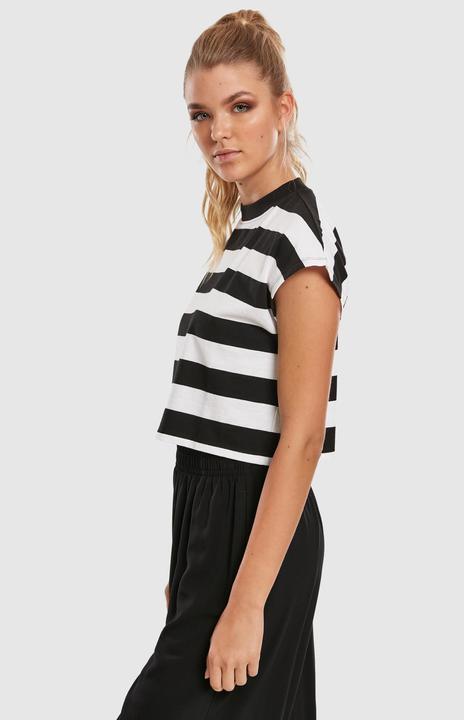 Produktbild Urban Classics Ladies Stripe Short Tee (S)