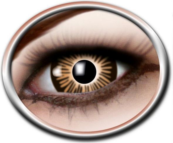 Actual product image Big Eyes brown contact lenses (Brown)