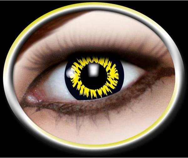 Produktbild Eyecatcher Kontaktlinsen Werwolf (Rot/schwarz)