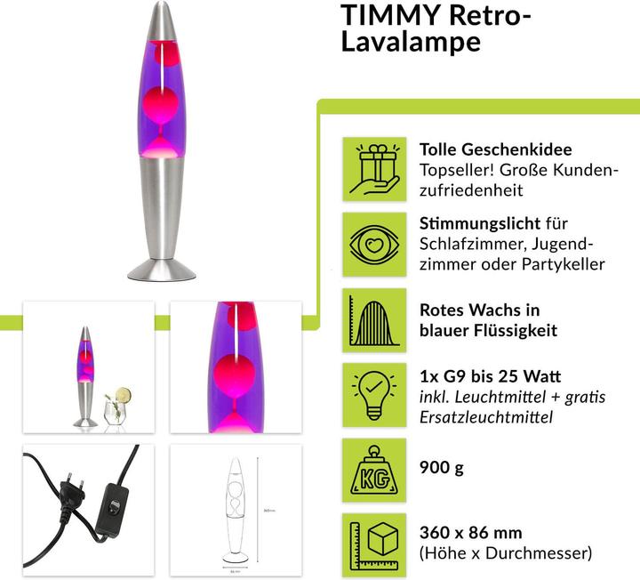 Produktbild Licht-Erlebnisse Timmy (210 lm, G9)