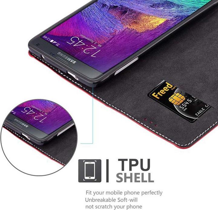 Produktbild Cadorabo Book X-Wallet Cover (Samsung Galaxy Note 4)