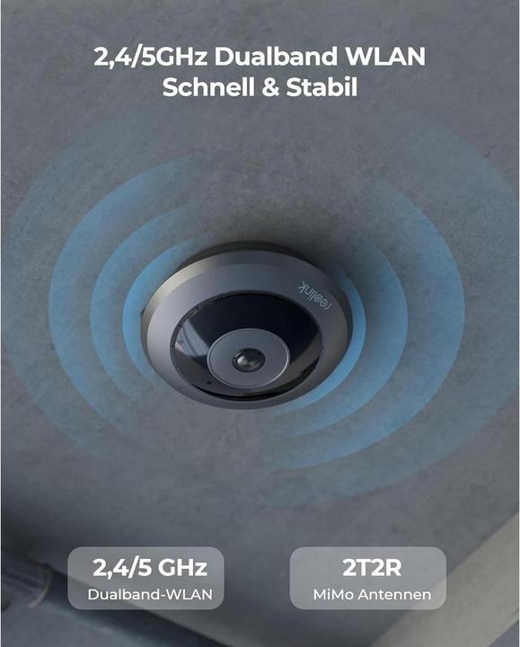 Actual product image Reolink Fisheye Series W520 WiFi (2560 x 2560 pixels)