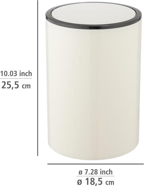 Actual product image Wenko Swing top bin Inca 5l (5 l)