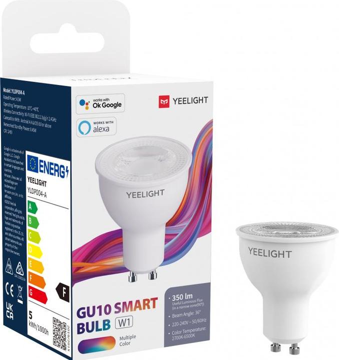 Actual product image Yeelight Smart LED (GU10, 4.50 W, 350 lm, 1 x, F)