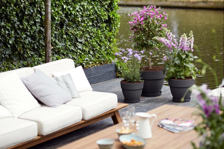 Actual product image Elho Pflanztopf Vibia Campana 55 cm anthrazit (54.50 cm)