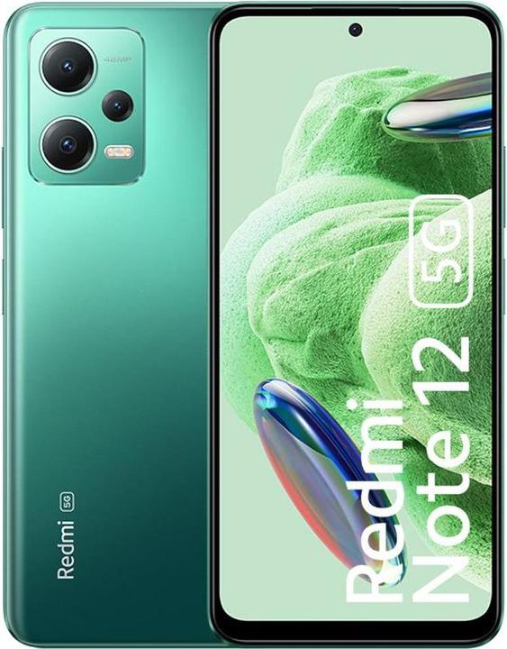 Actual product image Xiaomi Redmi Note 12 (256 GB, Forest Green, 6.67", Hybrid Dual SIM, 48 Mpx, 5G)