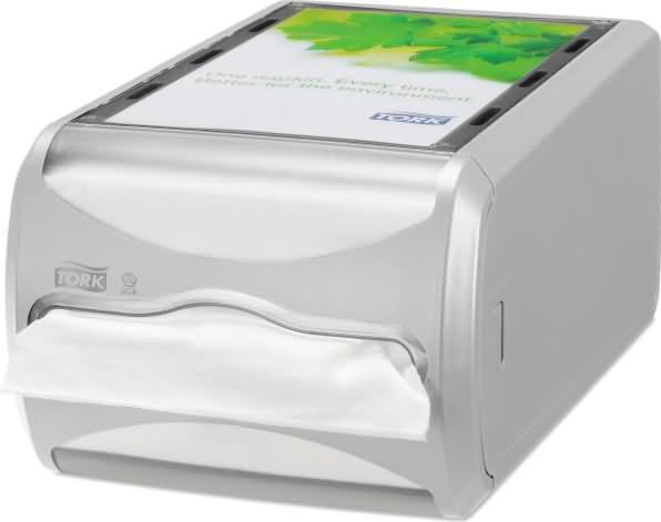 Produktbild Tork Dispenser Xpressnap grå/klar N4 IF serviet 1stk