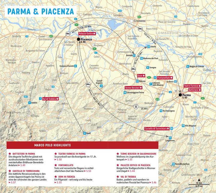 Immagine prodotto Reiseführer Emilia-Romagna, Bologna, Parma, Ravenna (Tedesco, Sabine Oberpriller, Bettina Dürr, 2022)