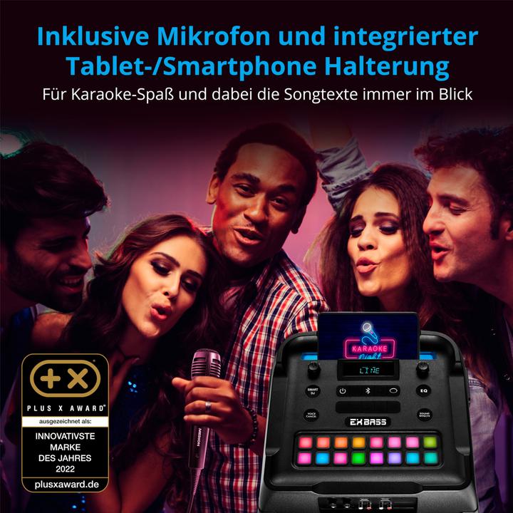 Produktbild Medion LIFE® X61200 Partylautsprecher, Bluetooth®-Soundsystem, LED-Frontpanel mit spektakulärer & mehrfarbi (Netzbetrieb)
