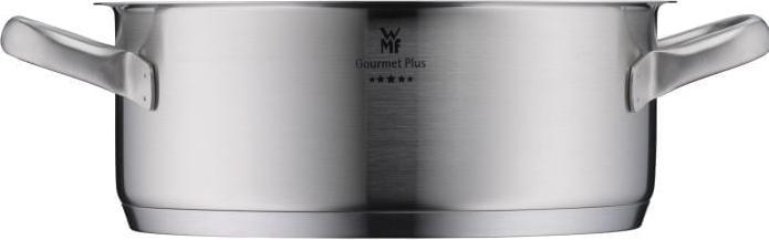 Produktbild WMF Bratentopf GOURMET PLUS Silberfarben (24 cm, Bräter + Schmortopf, Kochtopf, Edelstahl)