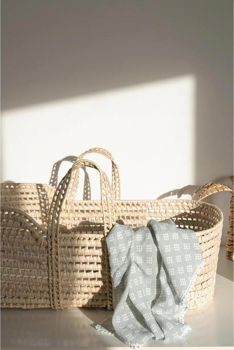 Produktbild Lodger Mulltuch Tribe Muslin Silt Green 120 x 120 cm (120 cm, 120 cm)