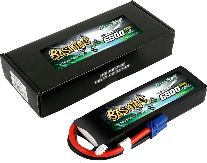 Immagine prodotto Gens Ace Modello di batteria (LiPo) 11.1 V 6500 mAh Numero di celle: 3 60 C Softcase EC5 (11.10 V, 6500 mAh)