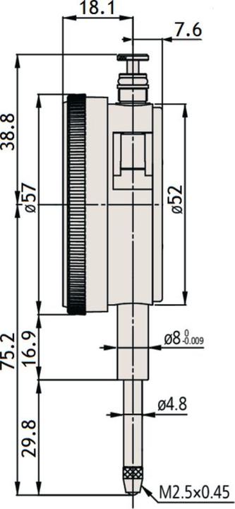 Produktbild Mitutoyo Messuhr 2050AB-19 (2 cm)