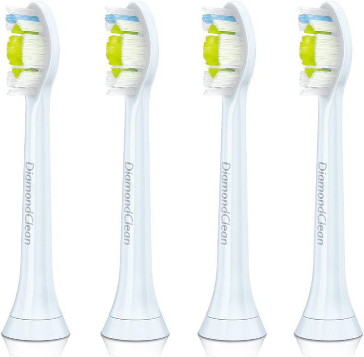 Actual product image Philips Sonicare Standard brush heads for sonic toothbrush HX6064/07 (4 x)