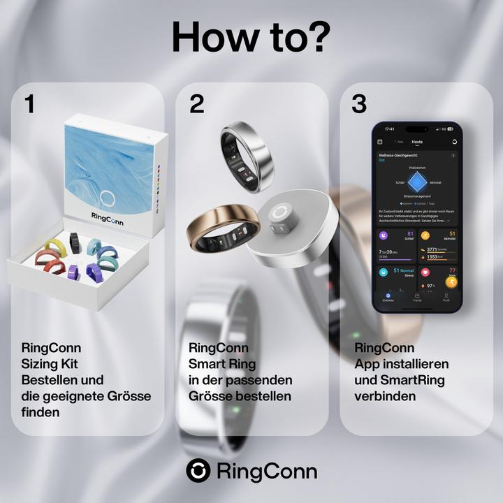 Produktbild RingConn Smart Ring Gen 2 Air (12, Gold)