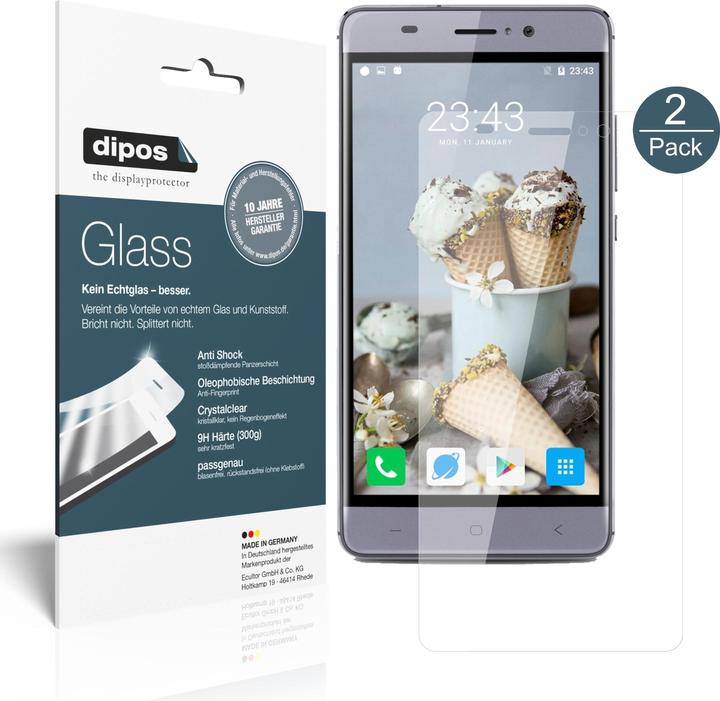 Actual product image Dipos Screen Protector Anti-Shock (1 Piece, Landvo XM300)