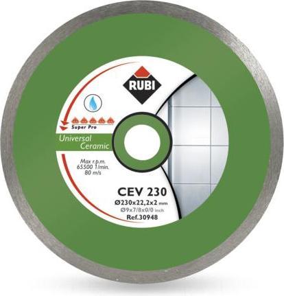 Actual product image Dierre Rubi diamond cutting disc for ceramic materials, 25934