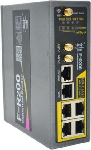 Produktbild Four-Faith F-R200-FL-SIM2 - M2M 3G/4G Industrierouter, Mobilfunk (LTE/WCDMA), WLAN, 2x SIM