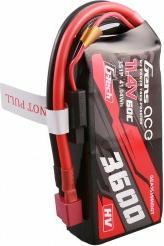 Produktbild Gens Ace G-Tech 3600mAh 11.4V 3S1P 60C High Voltage Lipo Battery Pack with T-plug (11.40 V, 3600 mAh)