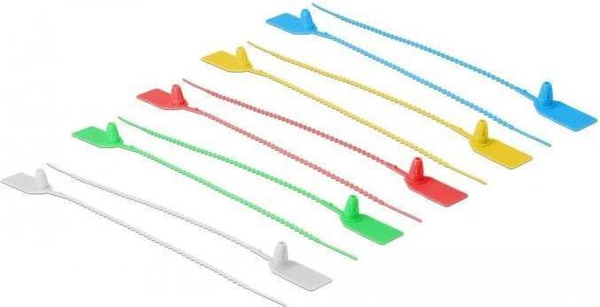 Immagine prodotto Delock Fascetta con campo di etichettatura L 250 x L 2,7 mm 10 pezzi colori assortiti (Fascette in plastica, 250 mm, 10 pz.)