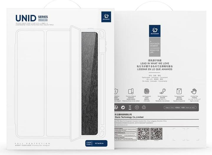 Immagine prodotto Dux Ducis Copertina per libri in pelle della serie Unid (Galaxy Tab S6 Lite (2022))