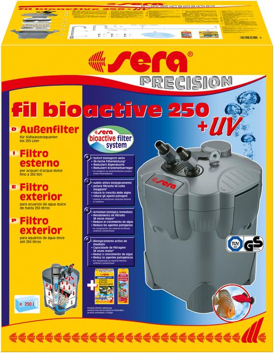 Immagine prodotto Sera Filtro esterno per acquari fil bioactive 250+UV (250 l, Filtri esterni, Acqua dolce)