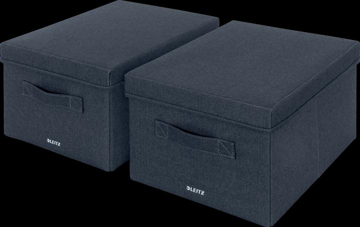 Produktbild Leitz Aufbewahrungsbox Stoff 2ST mittel samtgr (6 x 30.5 x 43 cm, 22 l)