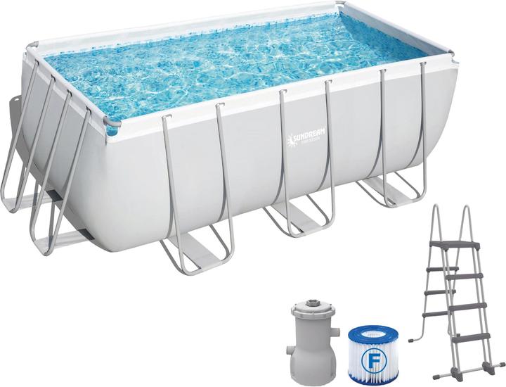 Actual product image Sundream Set with pump and ladder (400 x 200 x 99 cm)