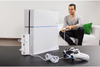 Actual product image Hama PS4 Controller Charging Cable Soft White (PS4)