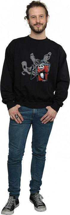Actual product image Disney Mens Nightmare Before Christmas Ghosts Of Jack Sweatshirt (S)