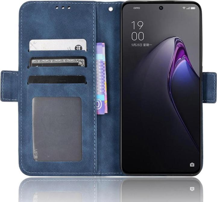 Produktbild Cover-Discount OPPO Reno8 - Etui mit vielen Kartenfächer dunkelblau (Oppo Reno 8)