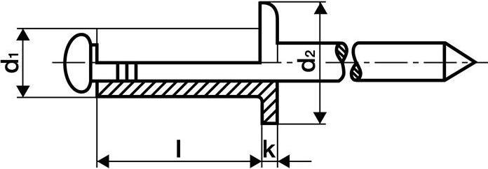 Produktbild Gesipa Blindniet.6,0x18 F Alu (250)